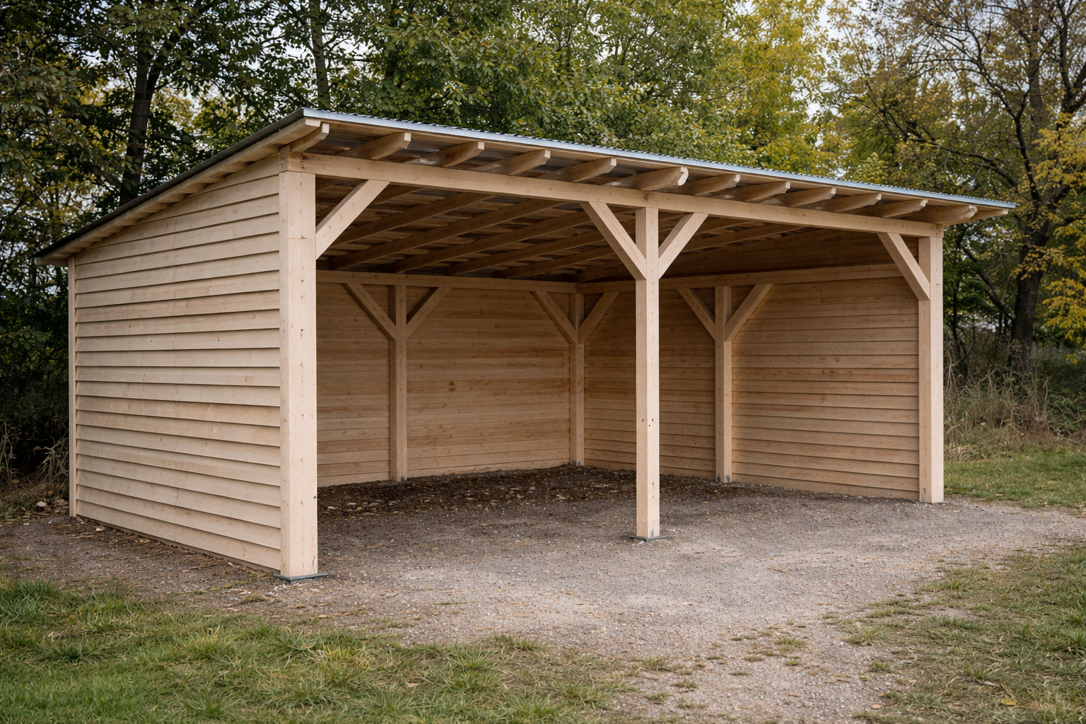 Přístřešky pro koně